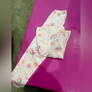 ULTRA RARE Roller Rabbit Pajamas in Celestial Unicorn Themed Print | LIKE NEW